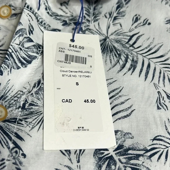 Jack&Jones Tropical print cotton shirt , NWT, resortwear,beach ,coastal - Picture 7 of 12